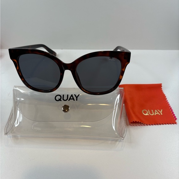Quay Australia Accessories - Quay Sunglasses “It’s My Way” - 125 / Quay Australia Tortoise Shell Sunglasses
